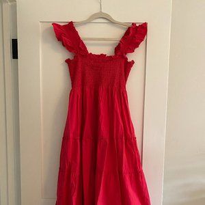 Hill House Ellie Nap Dress - Raspberry Red, size Small